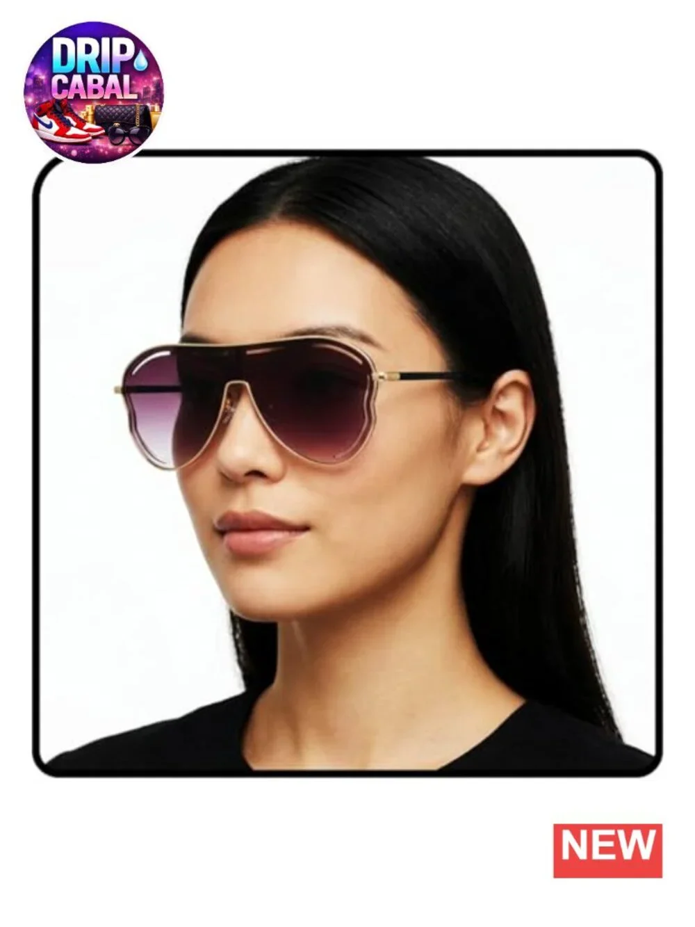 Oversize Rhinestone Square Sunglasses Retro Party Accessory